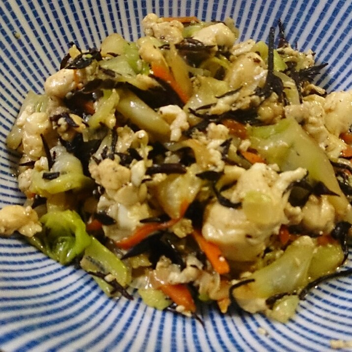 ひじき炒り豆腐